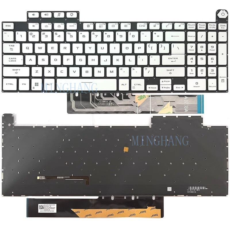 Gaming Keyboard Asus - Nuova Tastiera Retroilluminata US per ASUS