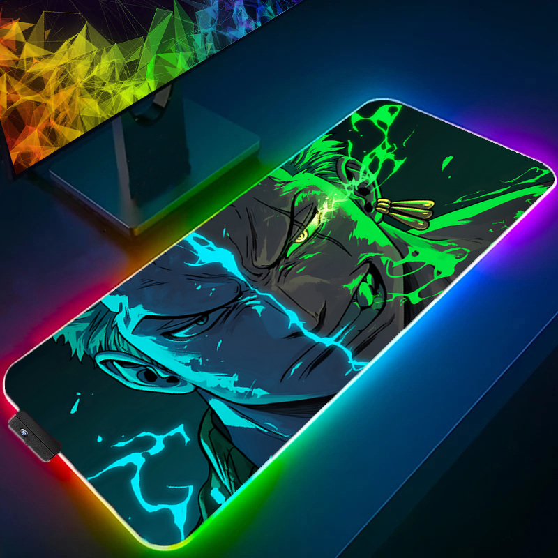 ONE PIECE Zoro Mouse Pad RGB A - Gaming Keyboard En Mouse recensione e prezzo