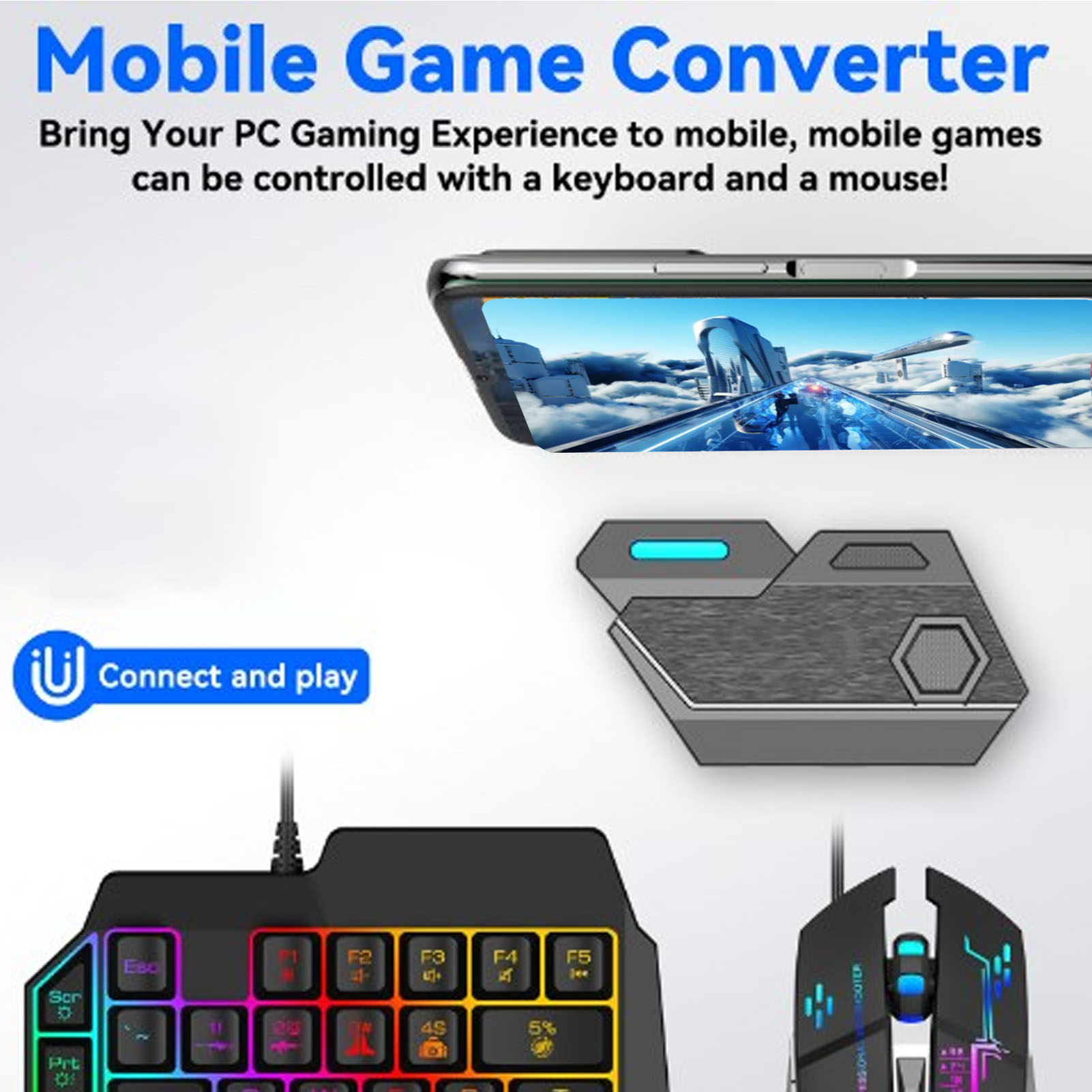 Pacchetto combinato per giochi - Gaming Keyboard And Mouse Mobile recensione e prezzo
