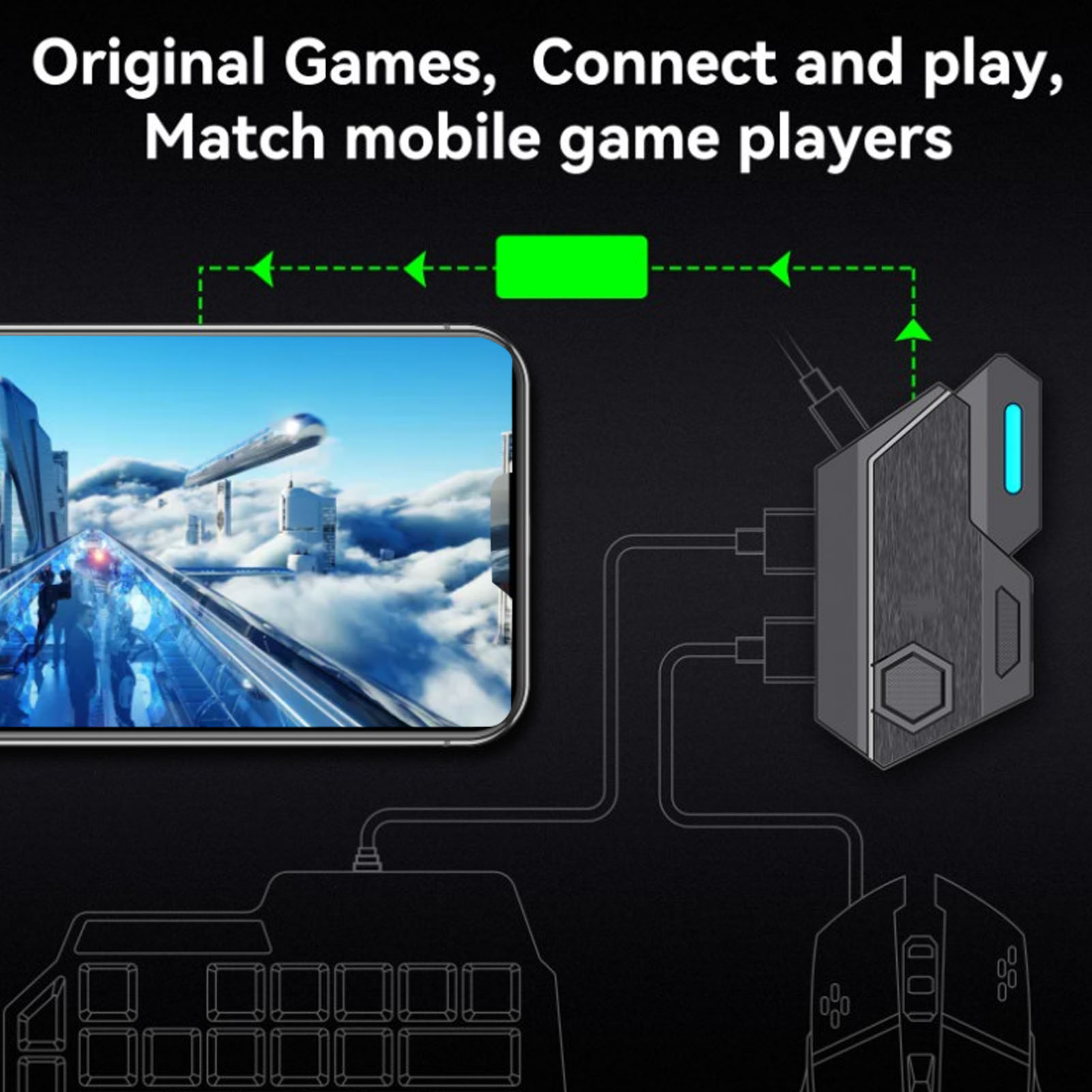 Pacchetto combinato per giochi - Gaming Keyboard And Mouse Mobile recensione e prezzo