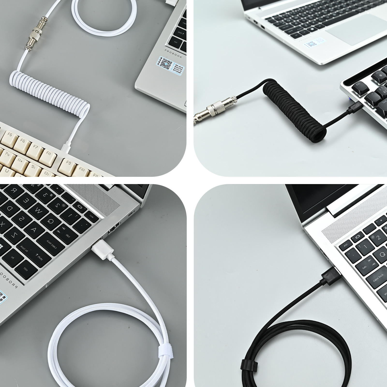 Cavo USB Type-C a spirale per  - Gaming Keyboard Type C recensione e prezzo