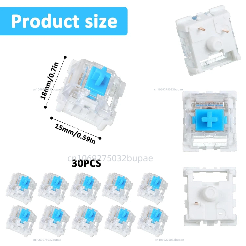 Interruttori per Tastiera Mecc - Keyboard Gaming Blue Switch recensione e prezzo