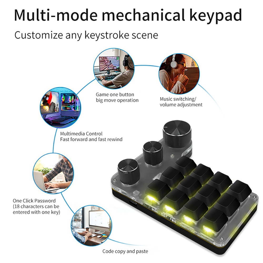 Programmazione Bluetooth Macro - Gaming Keyboard Mini Mechanical recensione e prezzo