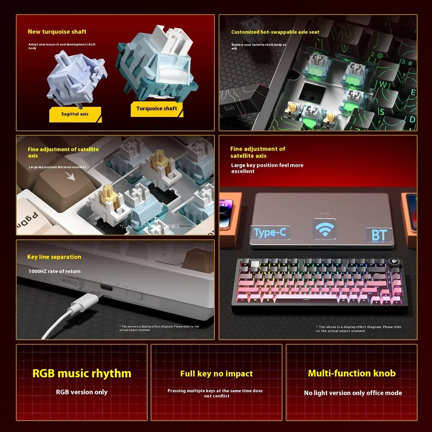 Leobog Hi75C Hi75 Hi75C Pro Ki - Gaming Keyboard Mini Mechanical recensione e prezzo